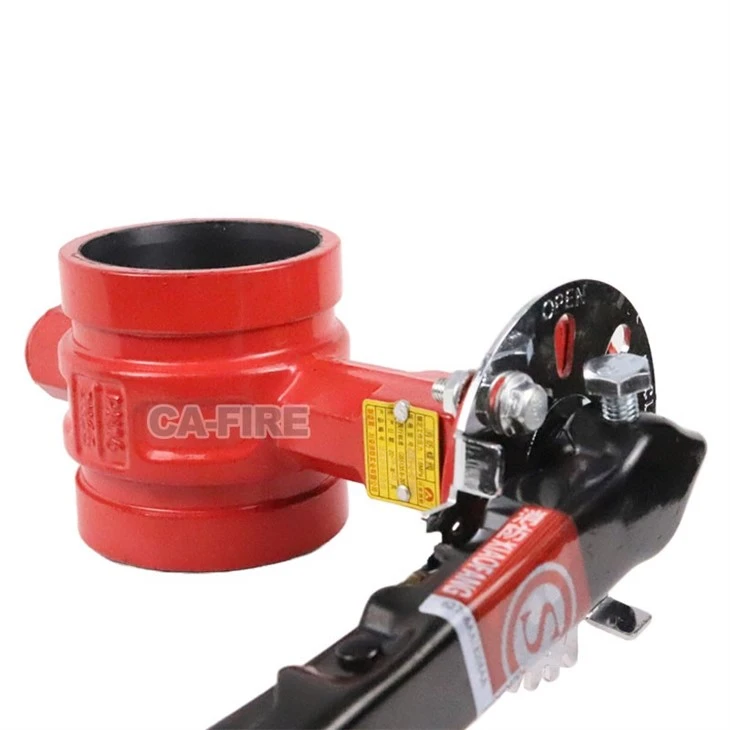 Grooved Cast Iron Butterfly Valve