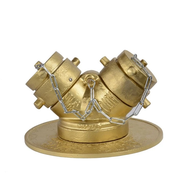 Siamese Connection Valve With Clapper